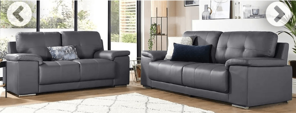 Kansas Sofa UK - Additional view of premium sofas from Newcastle Beds UK